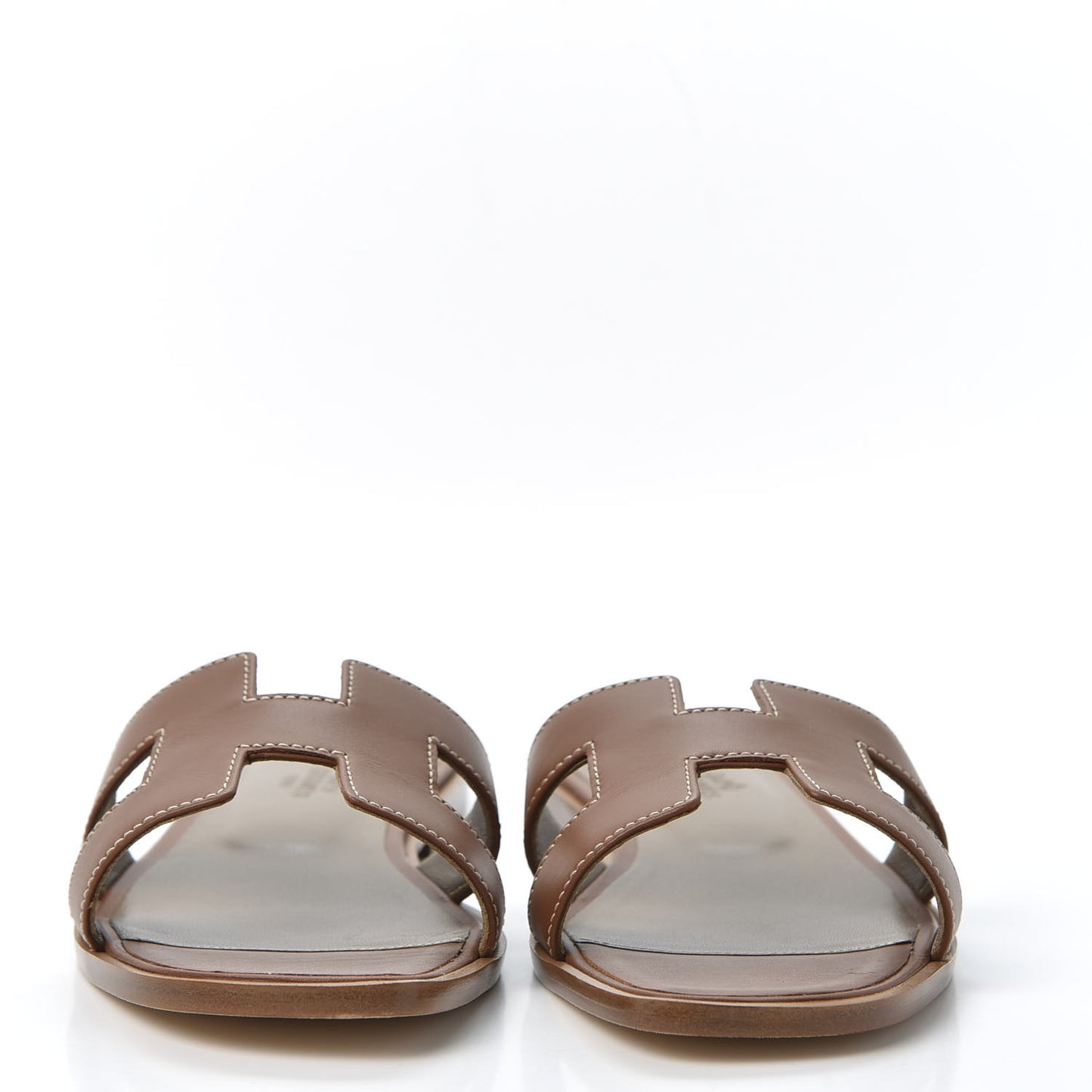 Box Calfskin Oran Sandals 37 Gold