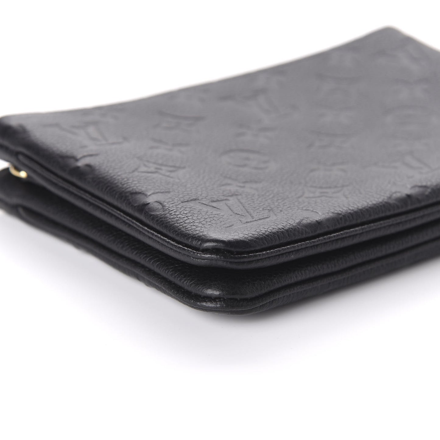 Empreinte Double Zip Pochette Black