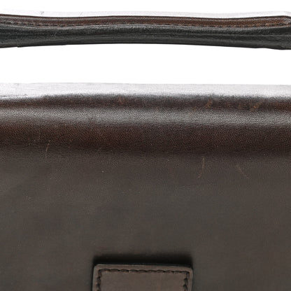 Gucci GG Supreme Monogram Flap Briefcase Brown 11 of 15