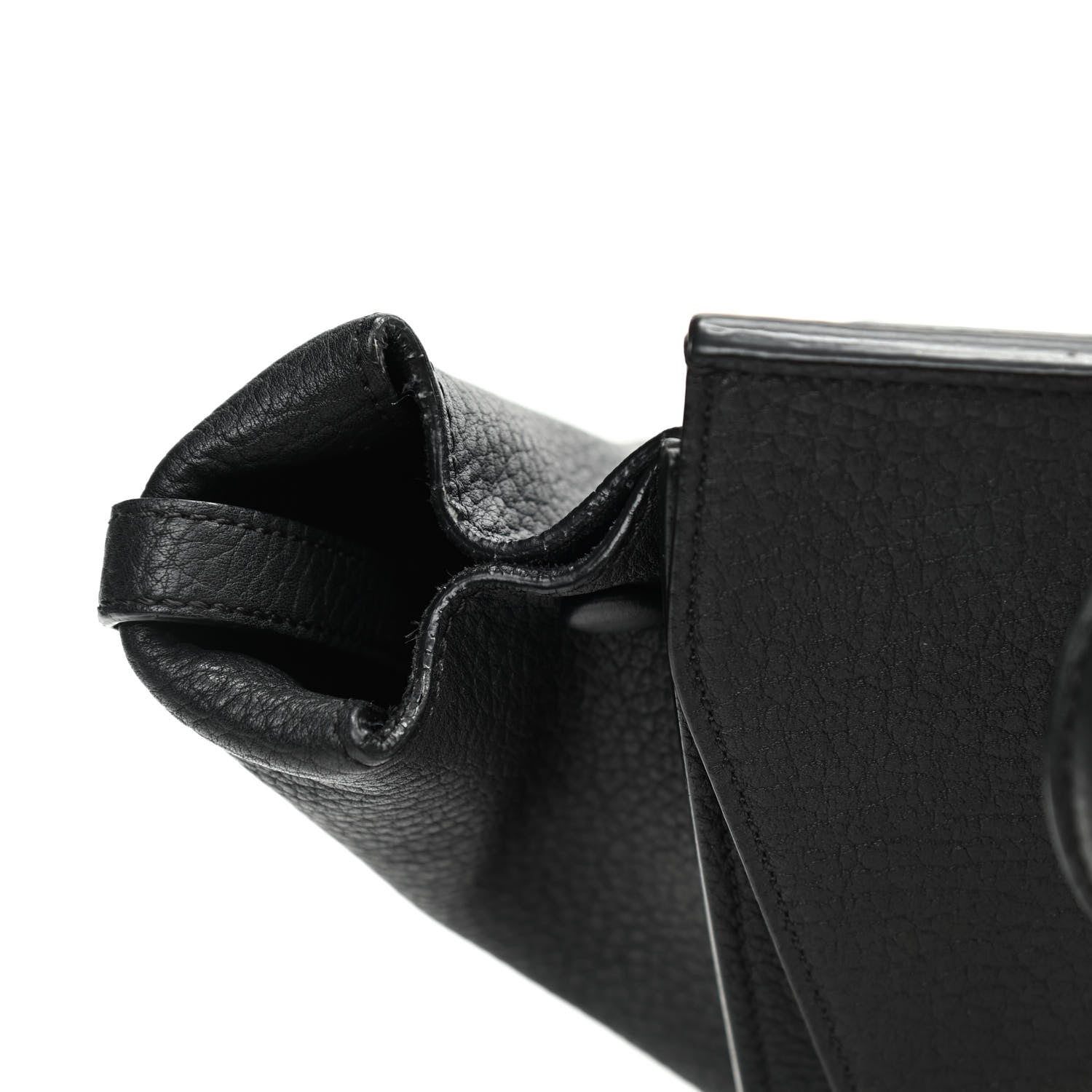 Celine Crisped Calfskin Mini Tie Knot Tote Black 13 of 13