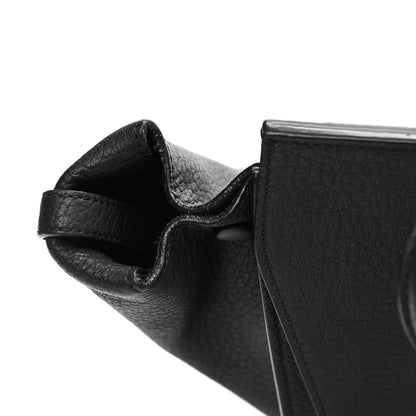 Celine Crisped Calfskin Mini Tie Knot Tote Black 13 of 13