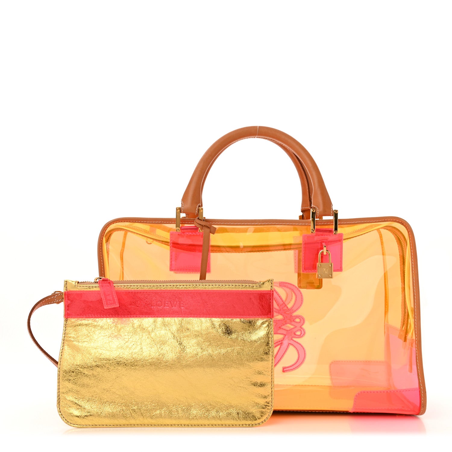 Loewe PVC Amazona 36 Orange Yellow Multicolor 3 of 12
