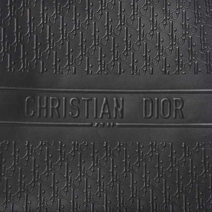 Christian Dior Oblique Calfskin Embossed Book Tote Black 9 of 9