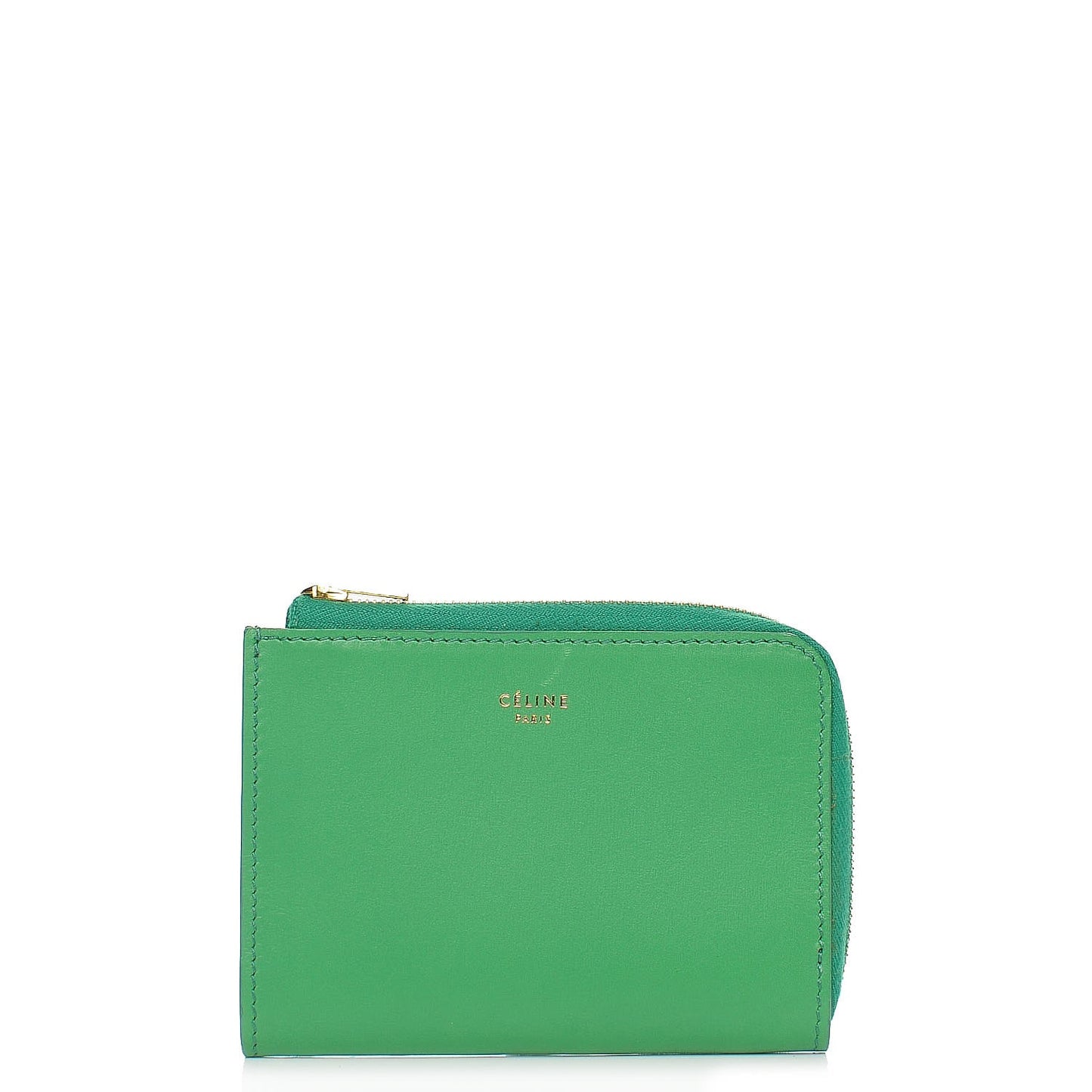 Calfskin Half Zip Multifunction Coin Purse