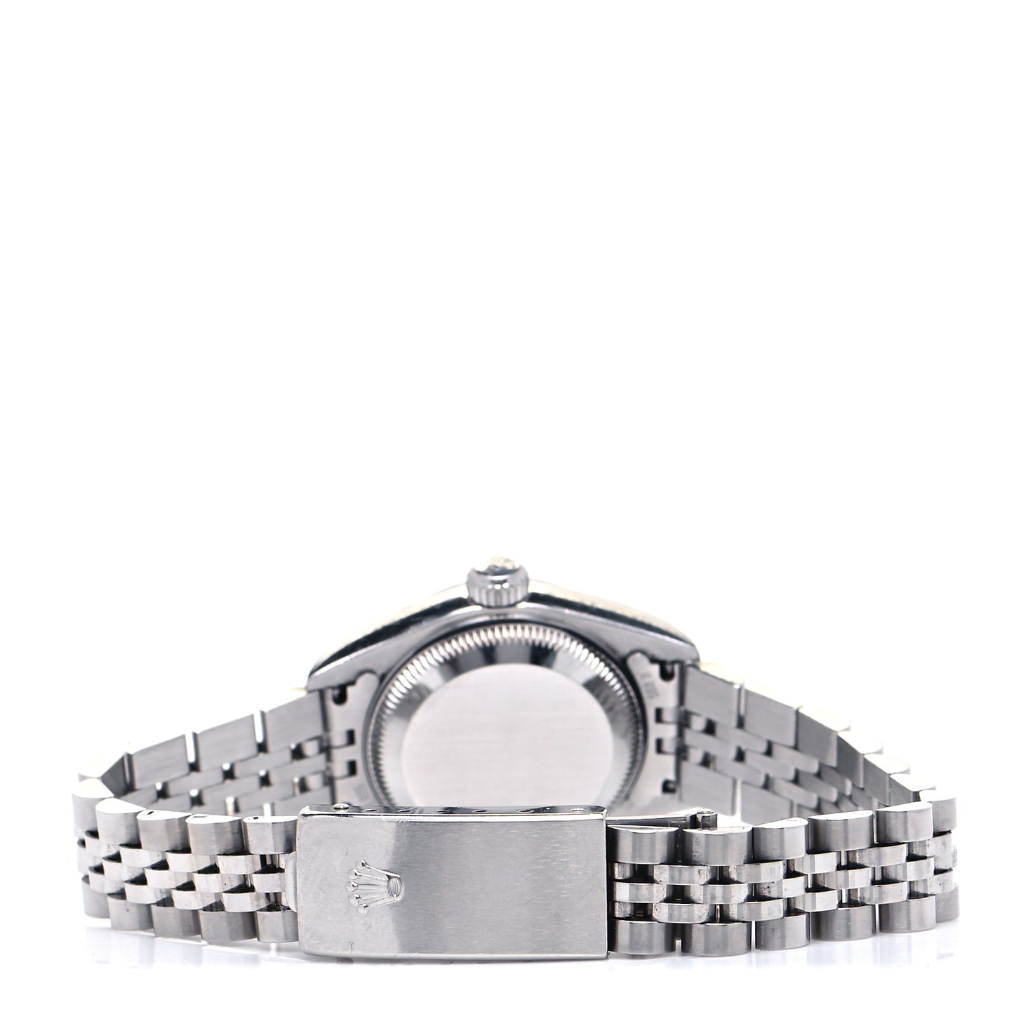 Stainless Steel 18K White Gold Diamond Mother of Pearl 26mm Oyster Perpetual Datejust Watch 79174