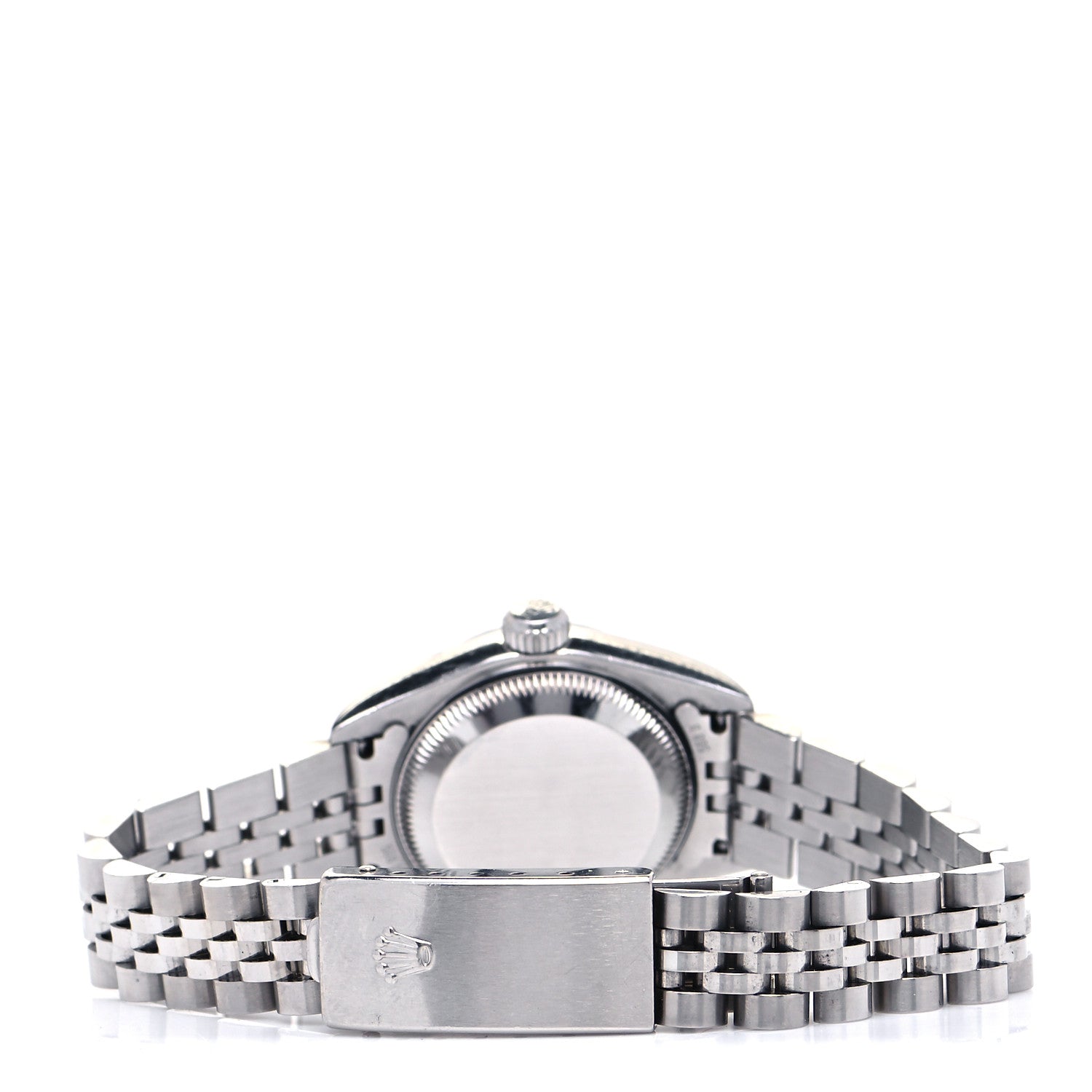 Rolex Stainless Steel 18K White Gold Diamond Mother of Pearl 26mm Oyster Perpetual Datejust Watch 79174 6 of 9