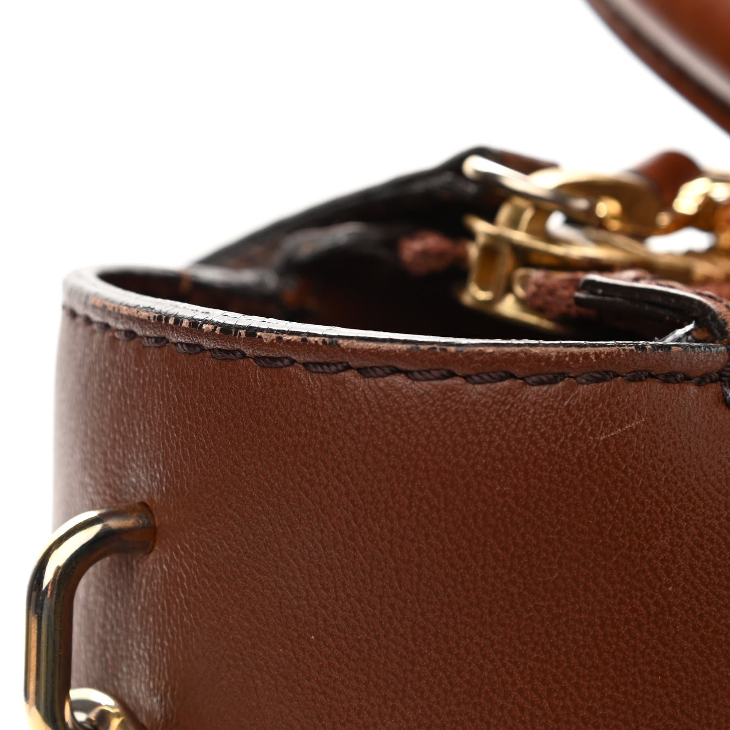 Burberry House Check Small Gladstone Dark Tan 26 of 37