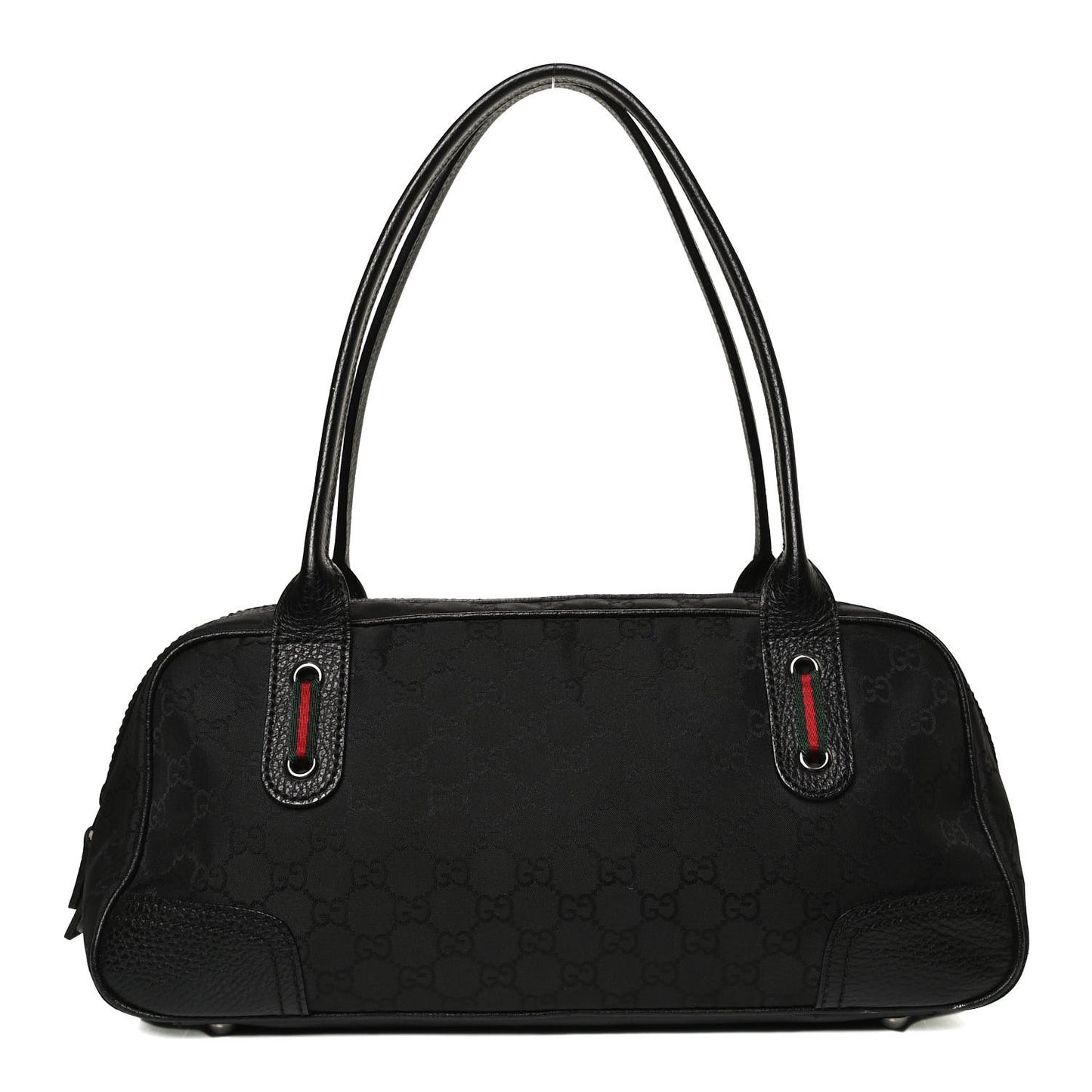 Canvas Monogram Web Princy Boston Black