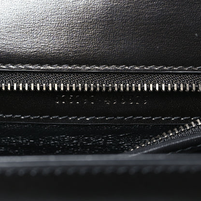 Gucci Boarded Dyana Lux Calfskin Web Monochrome Small Bamboo 1947 Top Handle Bag Black 7 of 10