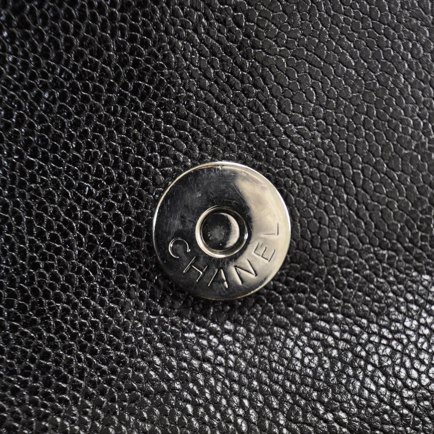 Chanel Glazed Caviar Pocket In The City Tote Brown 9 of 9
