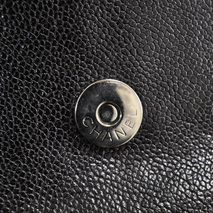 Chanel Glazed Caviar Pocket In The City Tote Brown 9 of 9