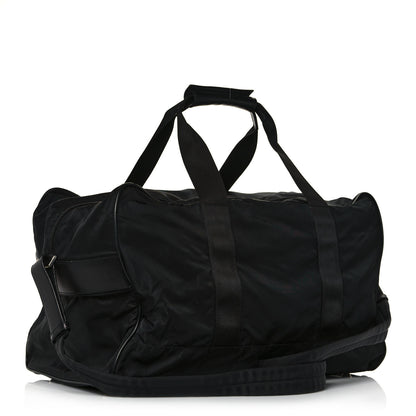 Prada Tessuto Nylon Saffiano Viaggio Duffle Black 3 of 14