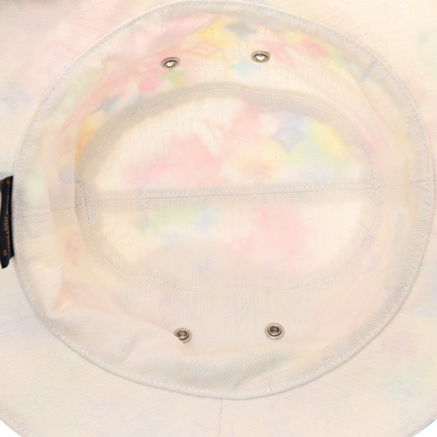Louis Vuitton Watercolor Cotton Transformable Bob Bucket Hat 58 Multicolor 7 of 8