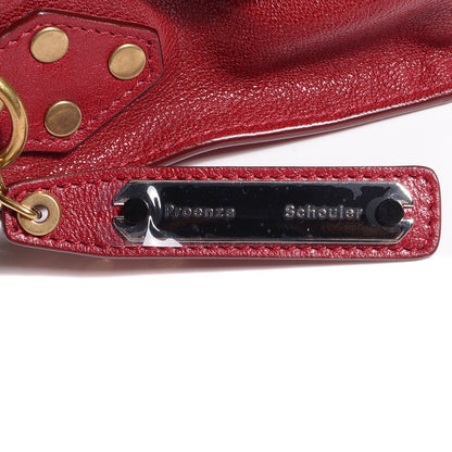 Proenza Schouler Lambskin Tiny PS1 Satchel Crimson 10 of 14
