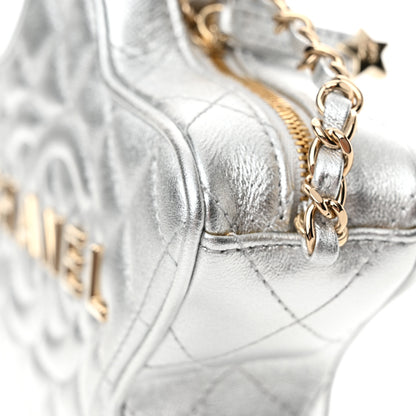 Chanel Metallic Lambskin Walk Of Fame Bag Silver 13 of 14