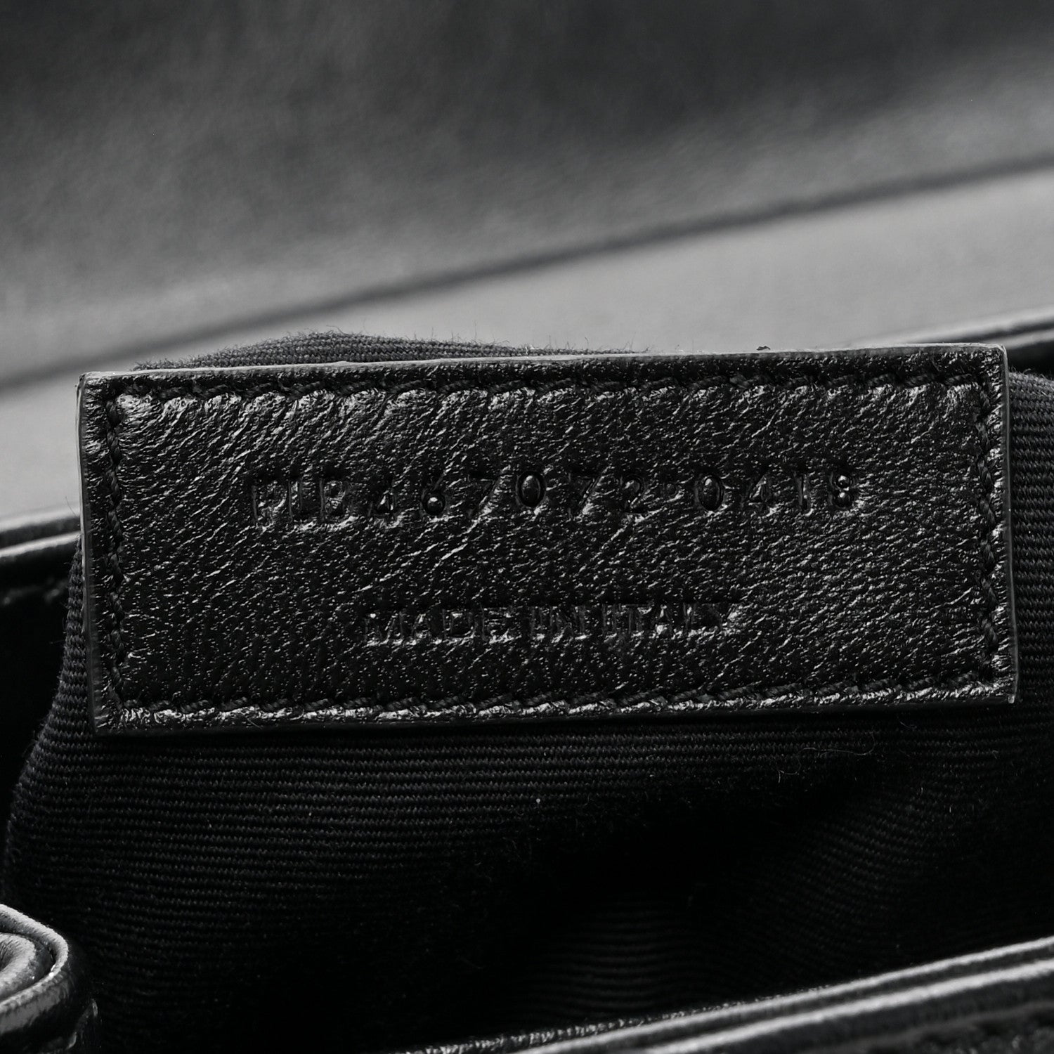 Saint Laurent Calfskin Y Quilted Monogram Toy Loulou Crossbody Bag Black 8 of 17