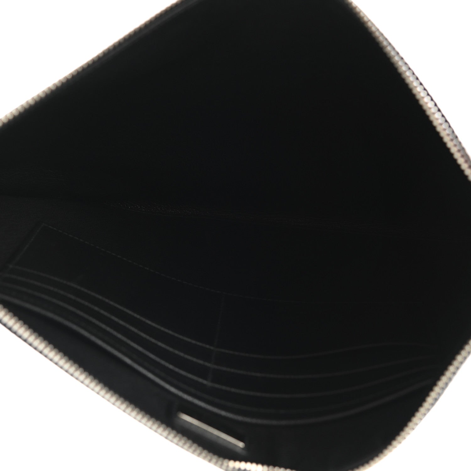 Prada Saffiano Voyage Flat Pouch Black 5 of 8