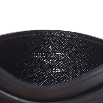 Louis Vuitton Epi Card Holder Black 6 of 6