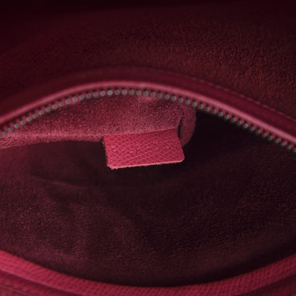 Celine Grained Calfskin Medium Phantom Luggage Fuchsia 8 of 15