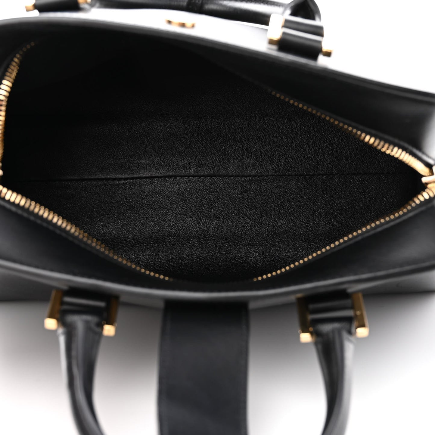Calfskin Monogram Baby Cabas Black