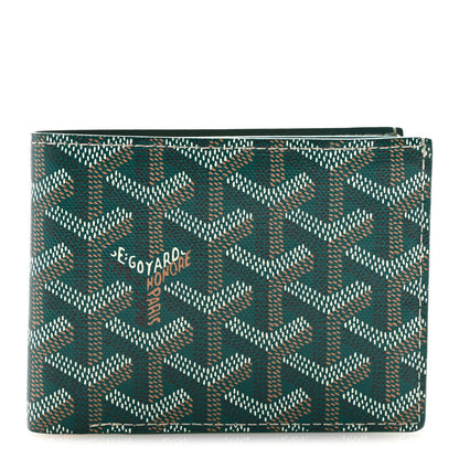 Goyard Goyardine Bi-Fold Victoire PM Wallet Green 1 of 8