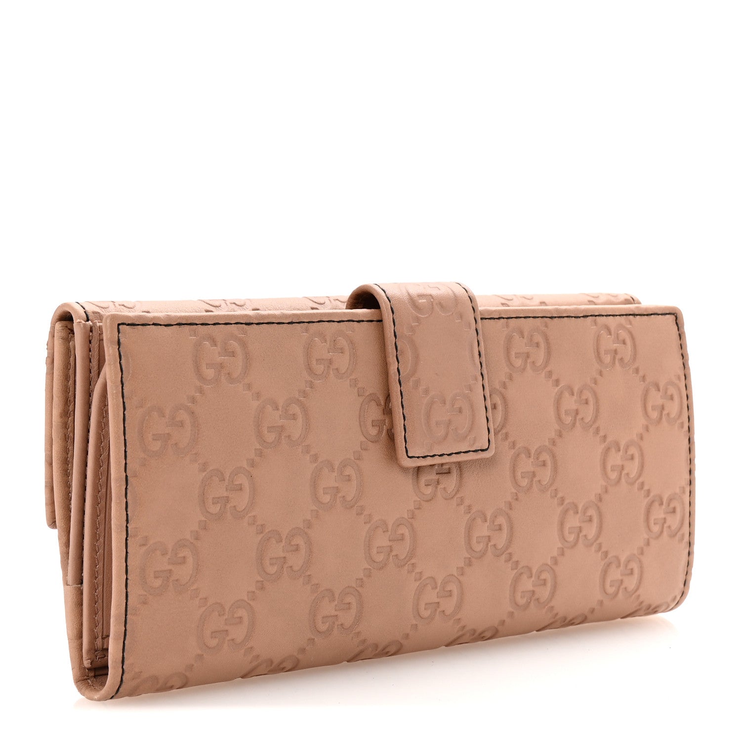 Gucci Guccissima Emily Continental Wallet Camelia 3 of 7