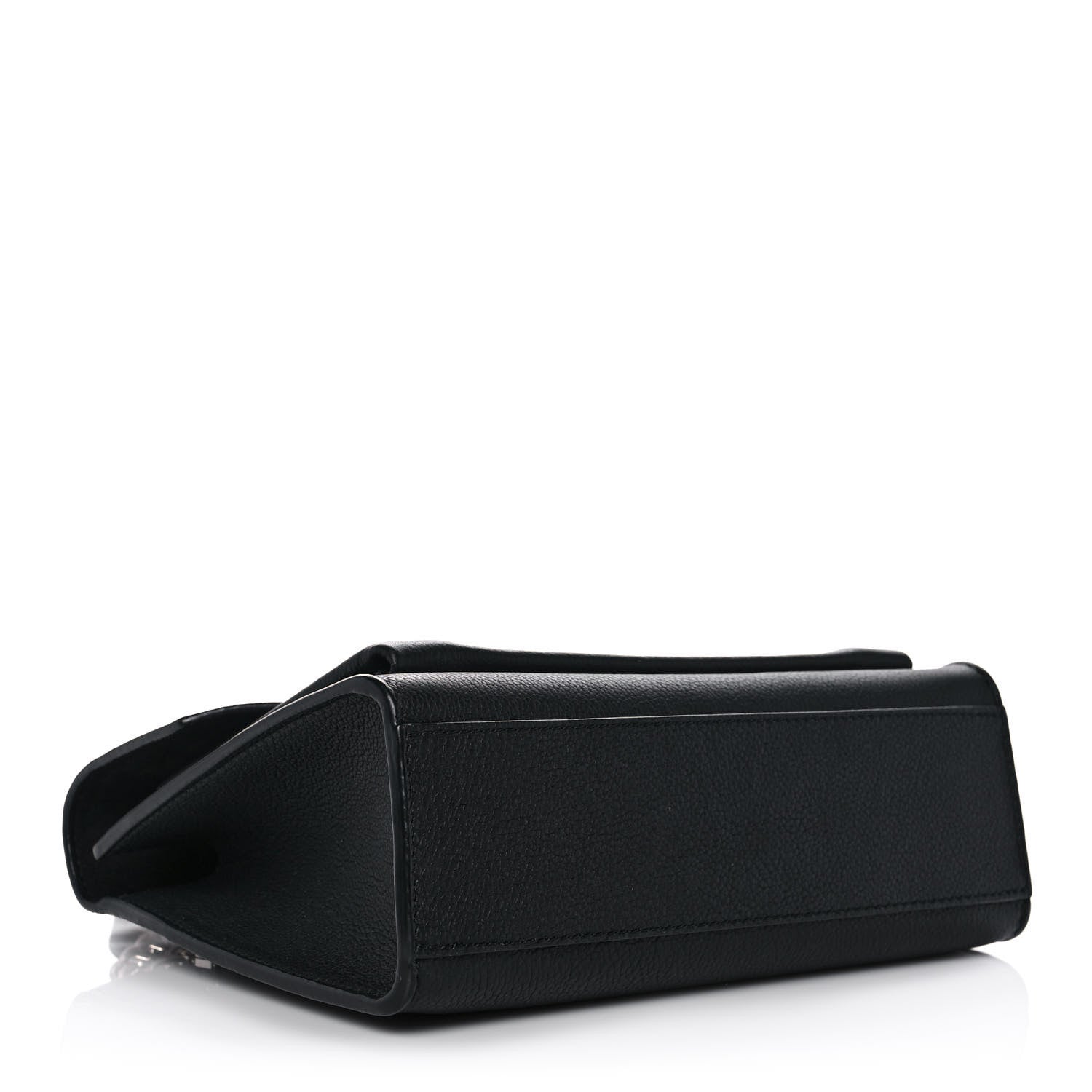 Louis Vuitton Soft Calfskin Mylockme Chain Bag BB Black 4 of 10