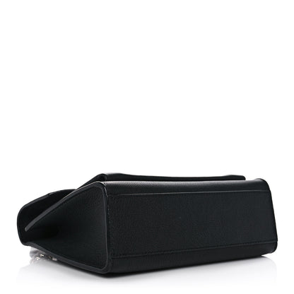 Louis Vuitton Soft Calfskin Mylockme Chain Bag BB Black 4 of 10