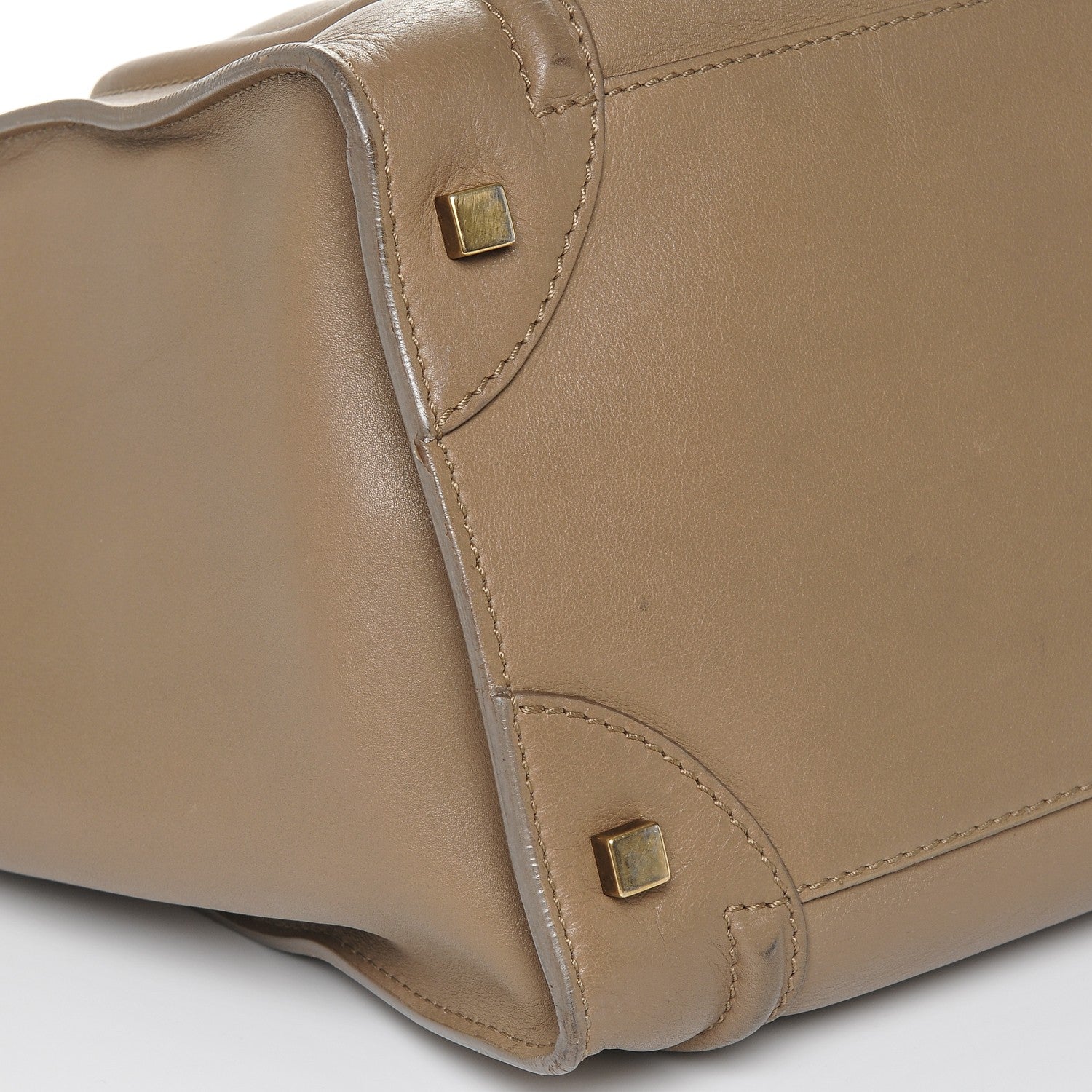 Celine Smooth Calfskin Mini Luggage Camel 8 of 9