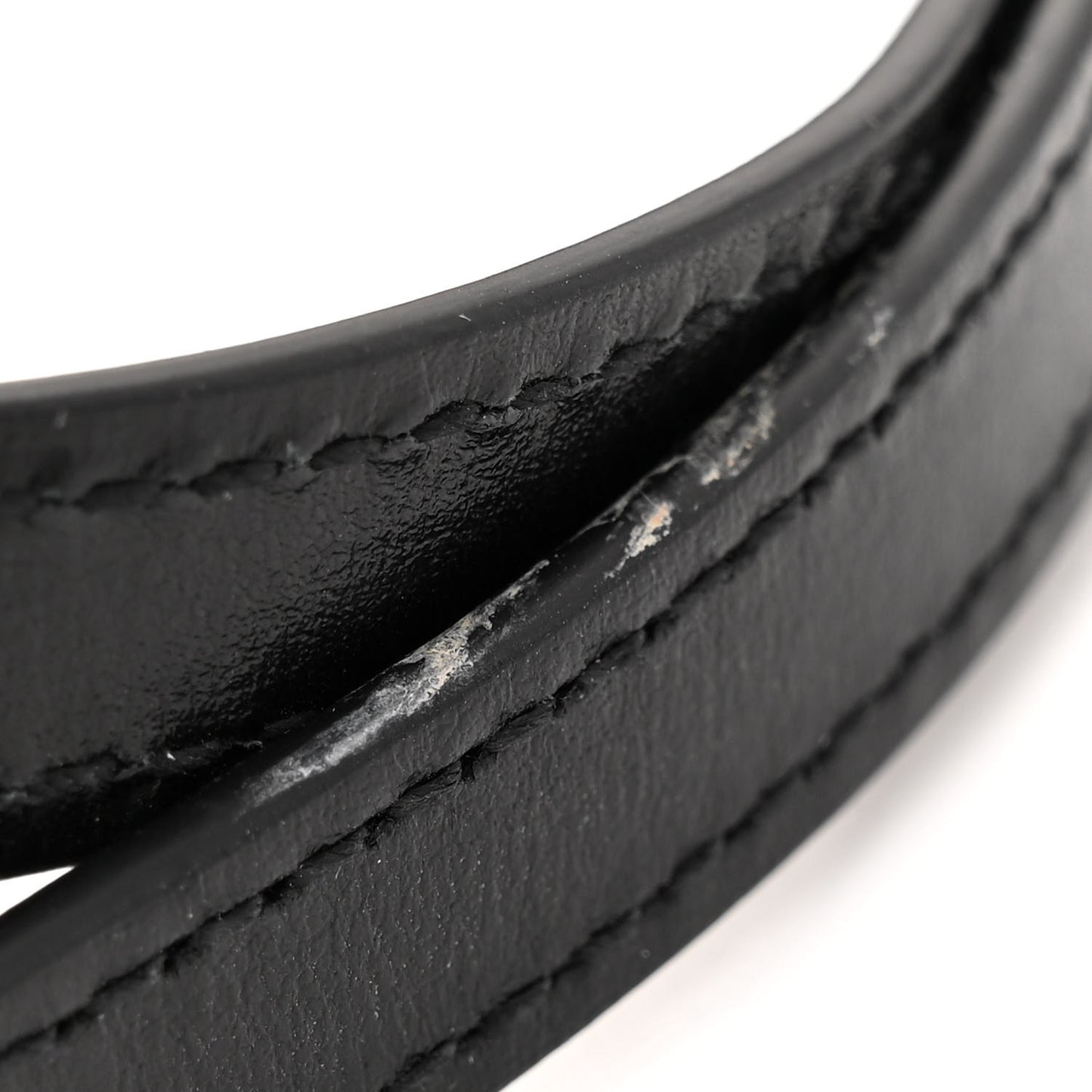 Textured Dollar Calfskin Mini Horsebit 1955 Crossbody Bag Black