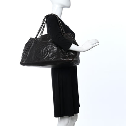 Chanel Glazed Caviar Large East West Modern Chain Tote Brown 2 of 11