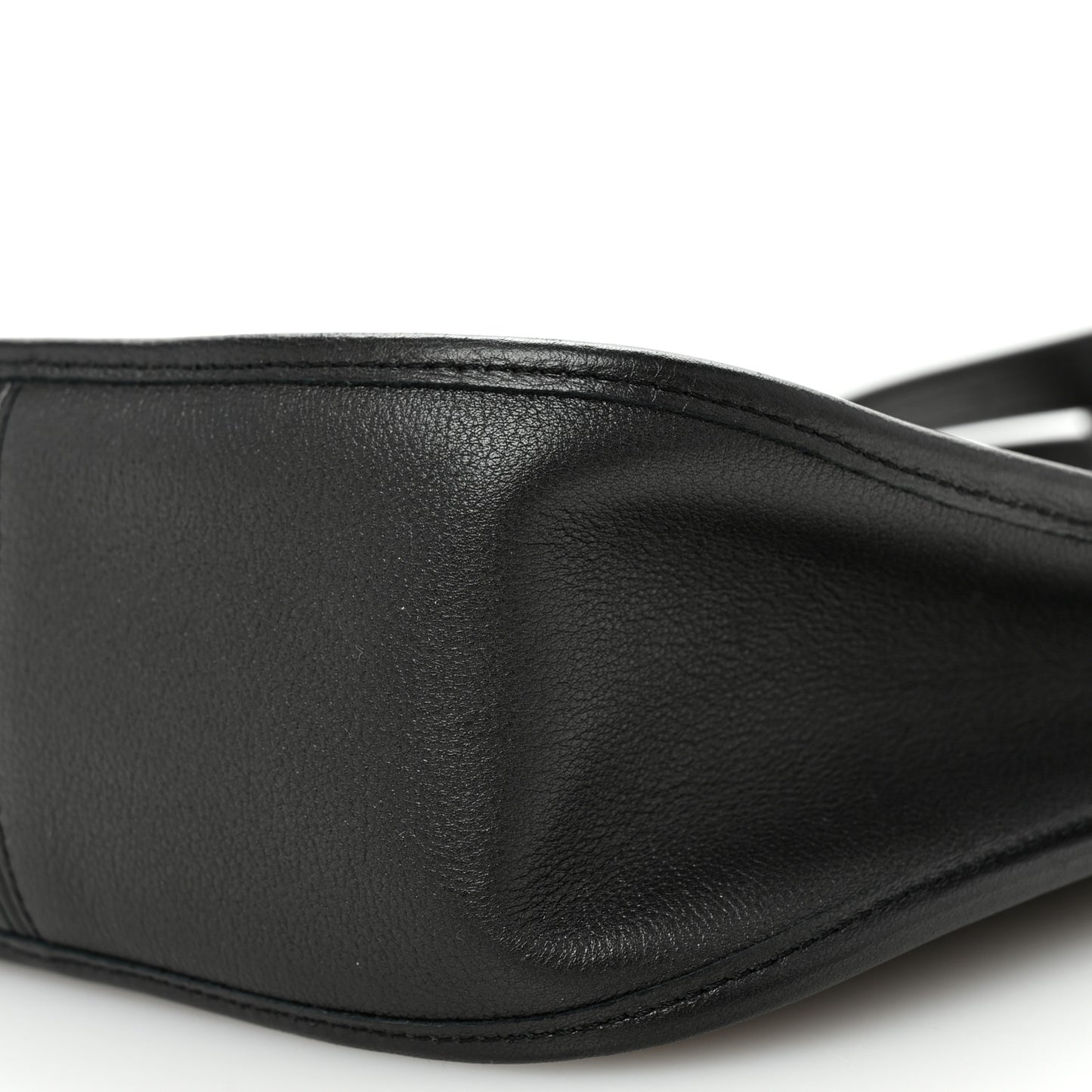 Calfskin Quilted Jungle Stroll Hobo Bag Black