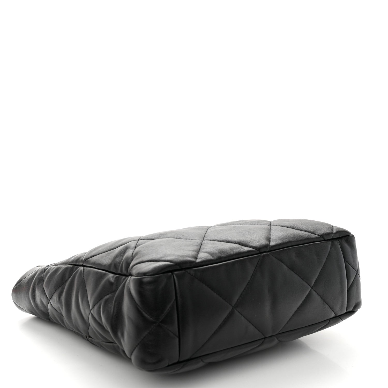 Chanel Lambskin Quilted Chanel 19 Shopping Bag Black 4 of 10