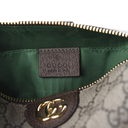 Gucci Soft GG Supreme Monogram Calfskin Medium Ophidia Cosmetic Case Beige Ebony New Acero 7 of 9