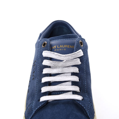 Saint Laurent Suede Womens Court Classic Sneakers 37.5 Denim 16 of 21