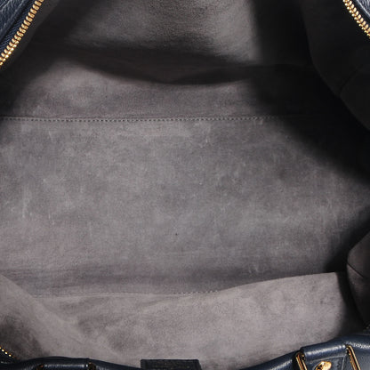Louis Vuitton Calfskin SC Bag MM Cobalt 5 of 7