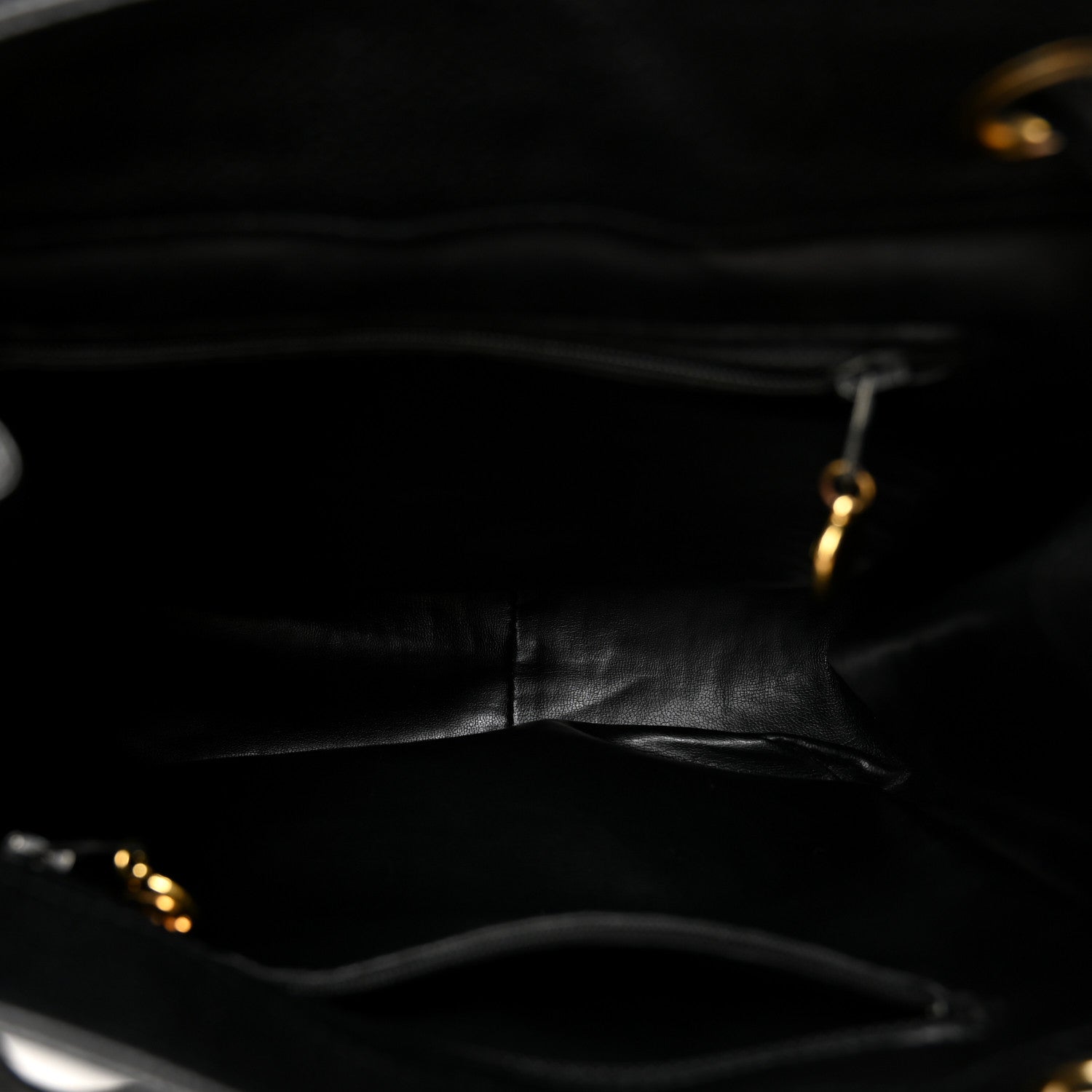 Chanel Caviar CC Backpack Black 5 of 10
