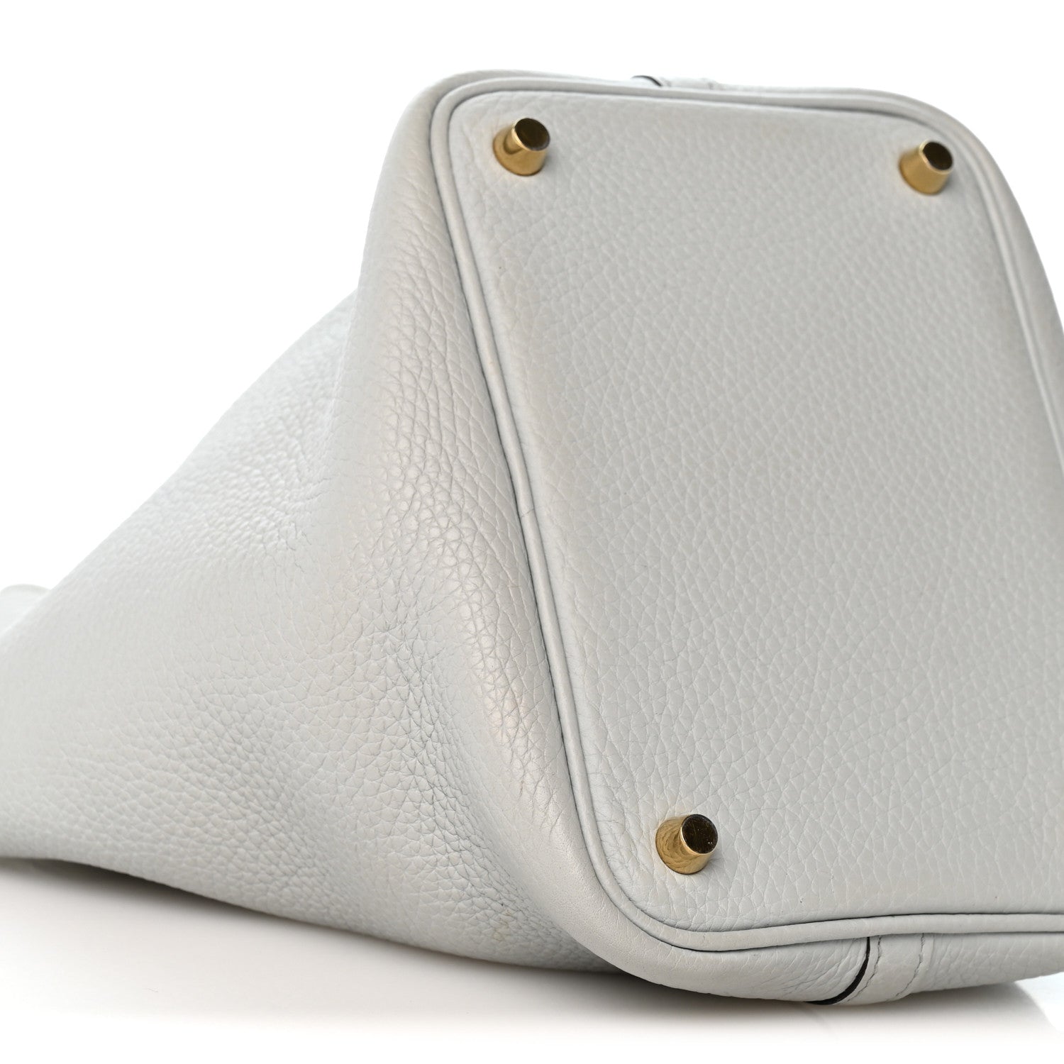 Hermes Taurillon Clemence Picotin Lock 18 PM Bleu Pale 9 of 14