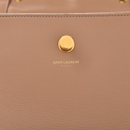 Saint Laurent Calfskin Canvas Small Muse Two Beige 8 of 13