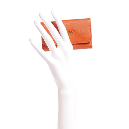 Prada Saffiano Metal 6 Key Holder Rame 3 of 10