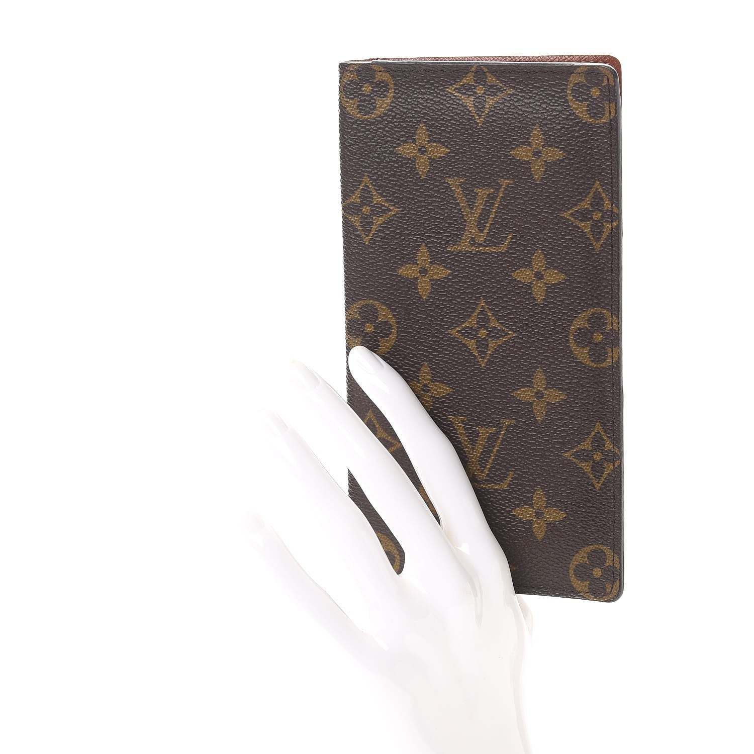Louis Vuitton Monogram Porte Valeurs Checkbook Wallet 2 of 8