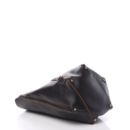 Proenza Schouler Calfskin Large Hex Bucket Black 4 of 9