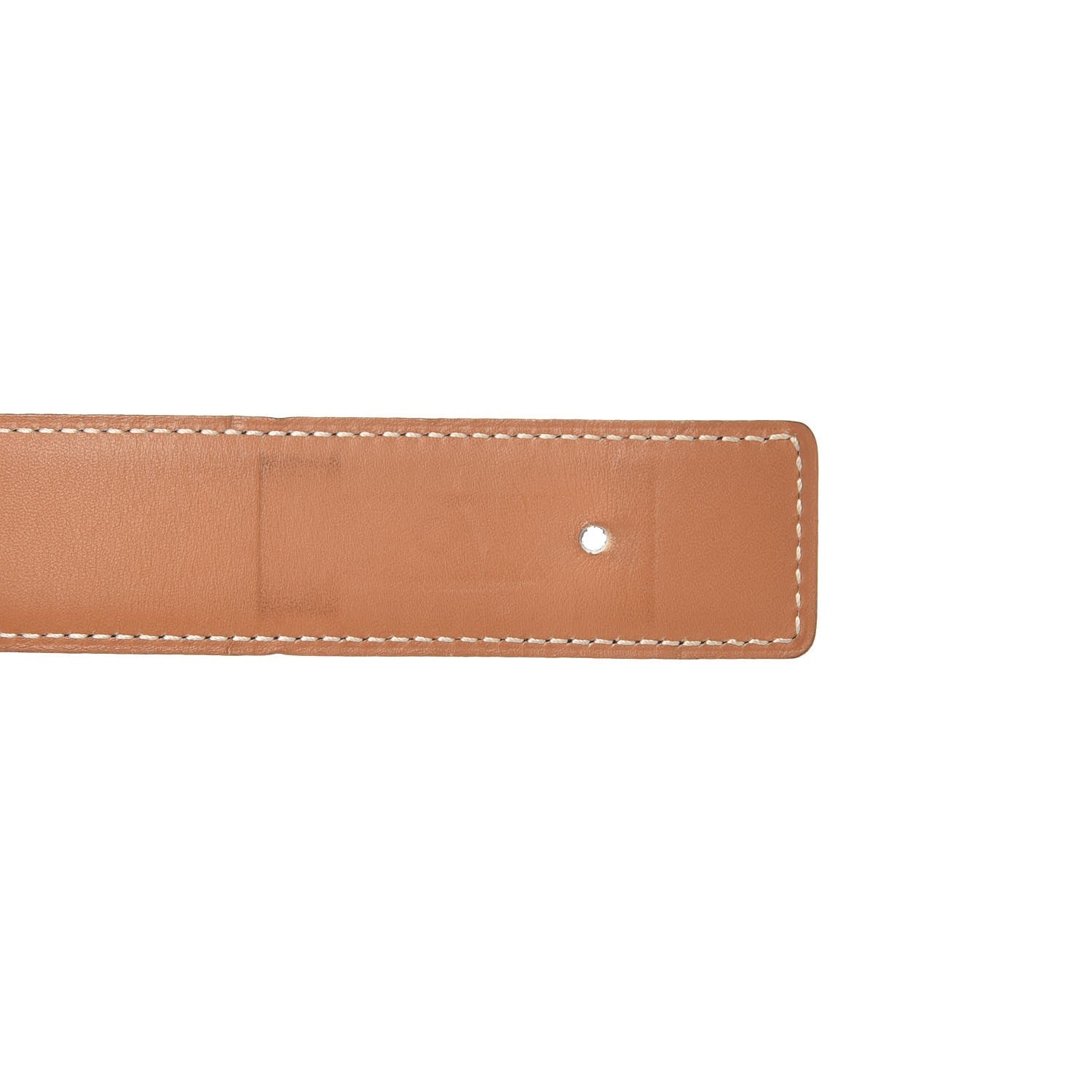 Hermes Box Chamonix 32mm H Belt 75 Black Gold 5 of 9