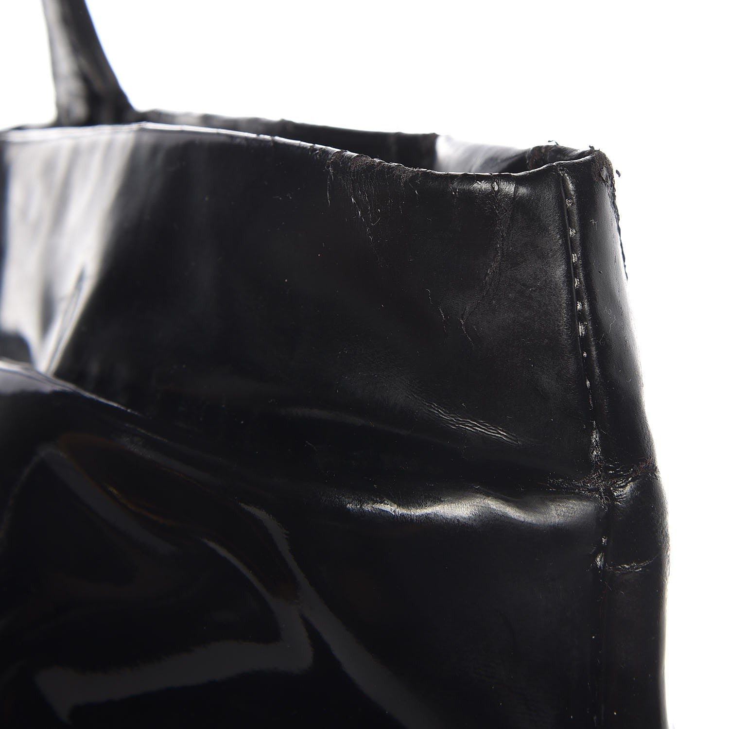 Valentino Garavani Patent Lacca Bow Tote Black 13 of 16
