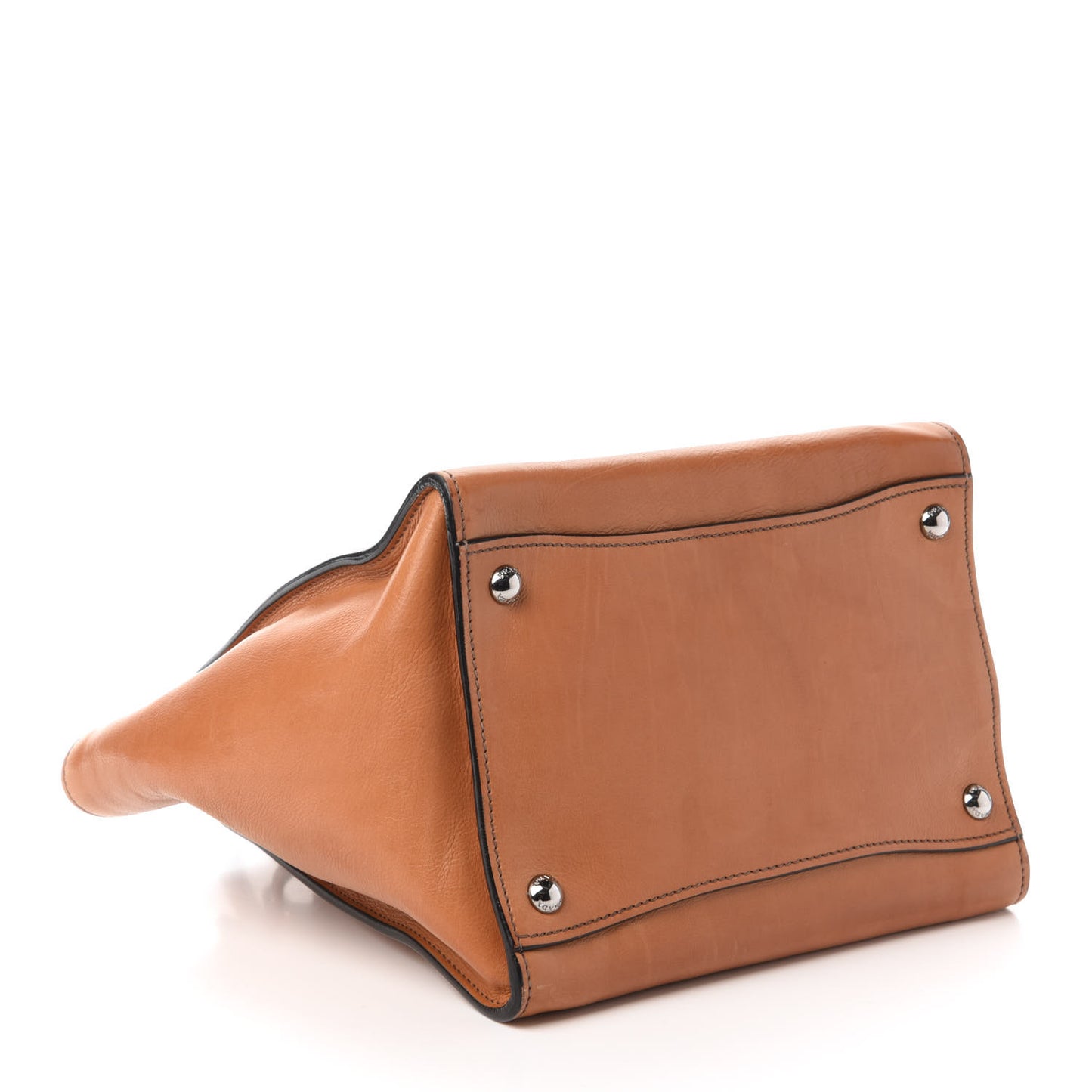 Glace Calf Twin Pocket Tote Naturale