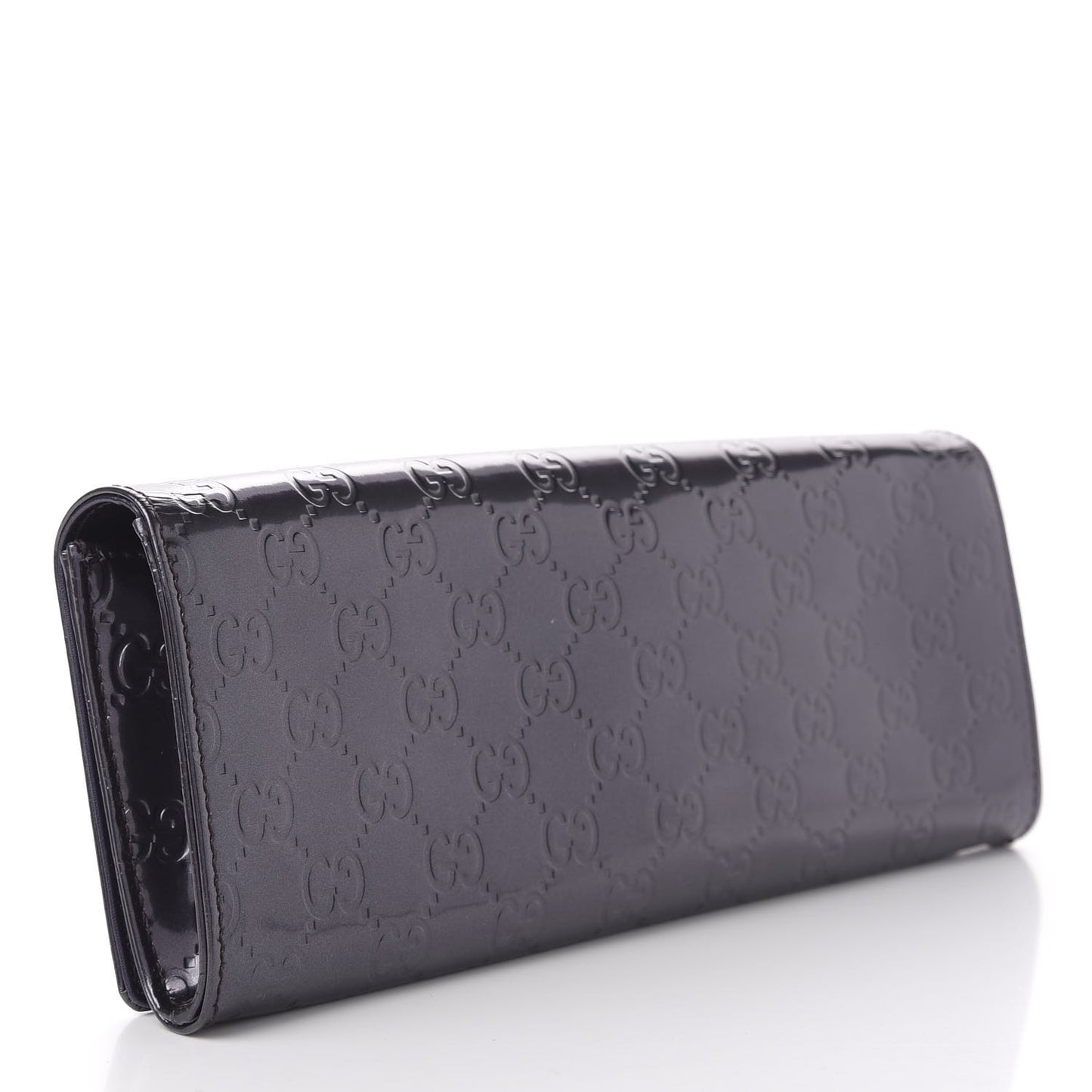 Guccissima Small Broadway Clutch Purple