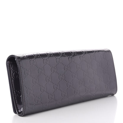 Gucci Guccissima Small Broadway Clutch Purple 2 of 10