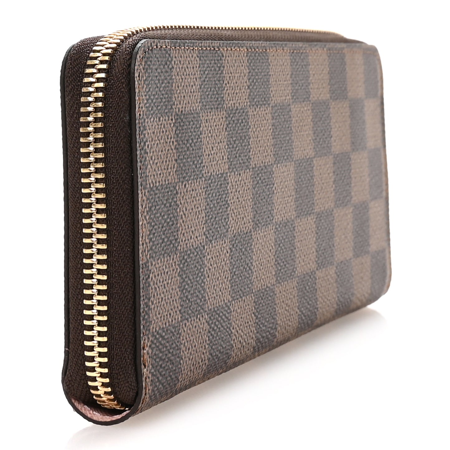 Damier Ebene Clemence Wallet Rose Ballerine