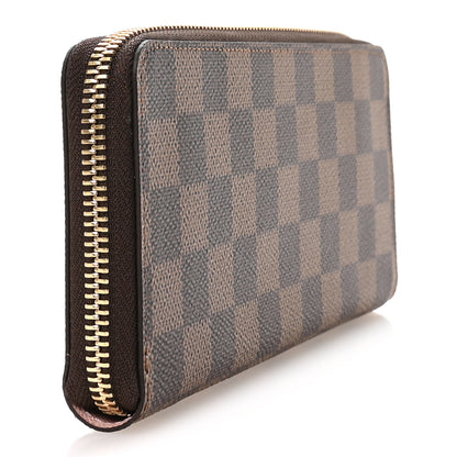 Louis Vuitton Damier Ebene Clemence Wallet Rose Ballerine 3 of 6