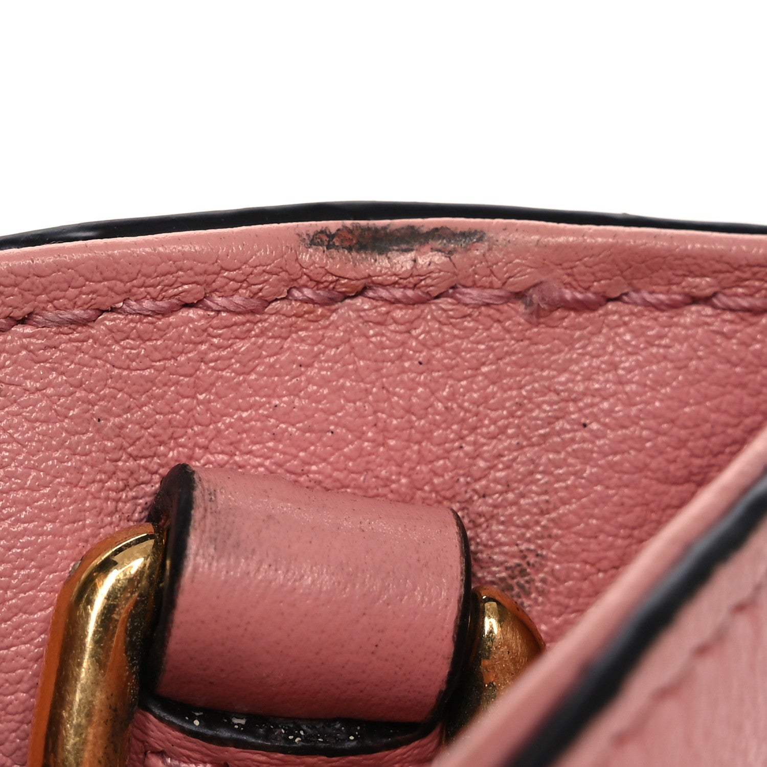Gucci Wonka Grain Calfskin Mini Diana Tote Bag Wild Rose Fuxia Fluo 11 of 17